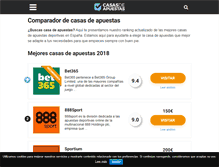 Tablet Screenshot of casasdeapuestas.com